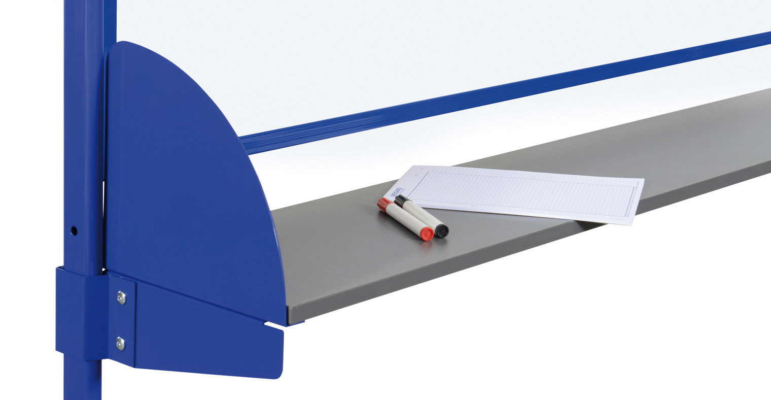 8958633_Ablageboard_fuer_Tafelstaender_fuer_Basistafeln_und_Doppeltafeln_RAL_5002_Blau_1maIbsoeTTGPkJ Ablageboard für Tafelständer für Whiteboard "Basis" und doppelseitig "Basis"