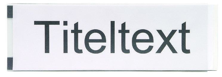 Beschriftungsleiste - Titeltextleiste