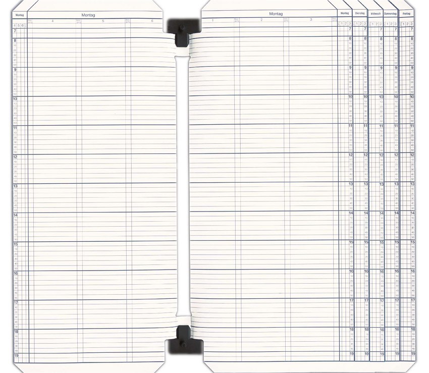 493430027iWJp6yJTVUzD Termineinheit (System Breit), 6 Spalten, 7:40-19:00 Uhr