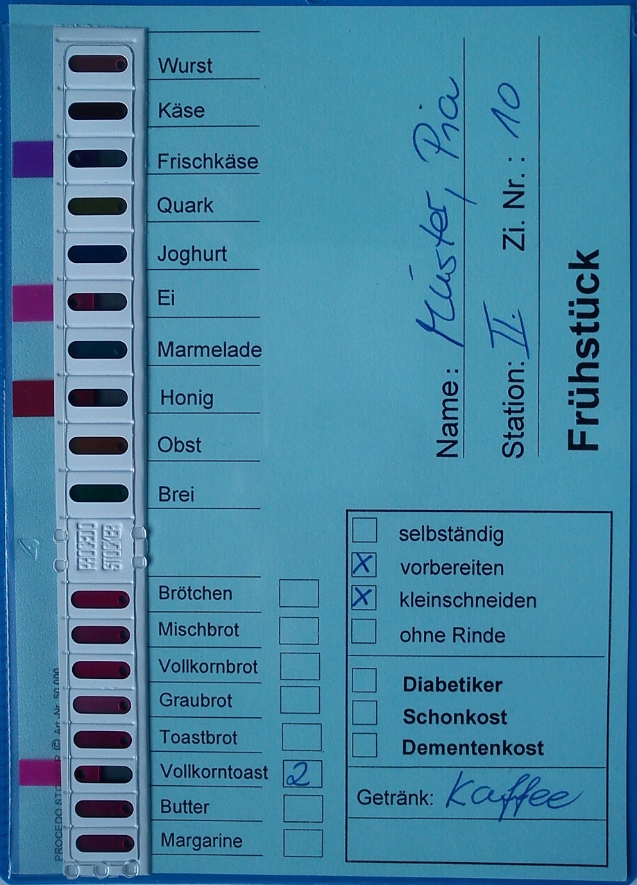 Menükartentaschen