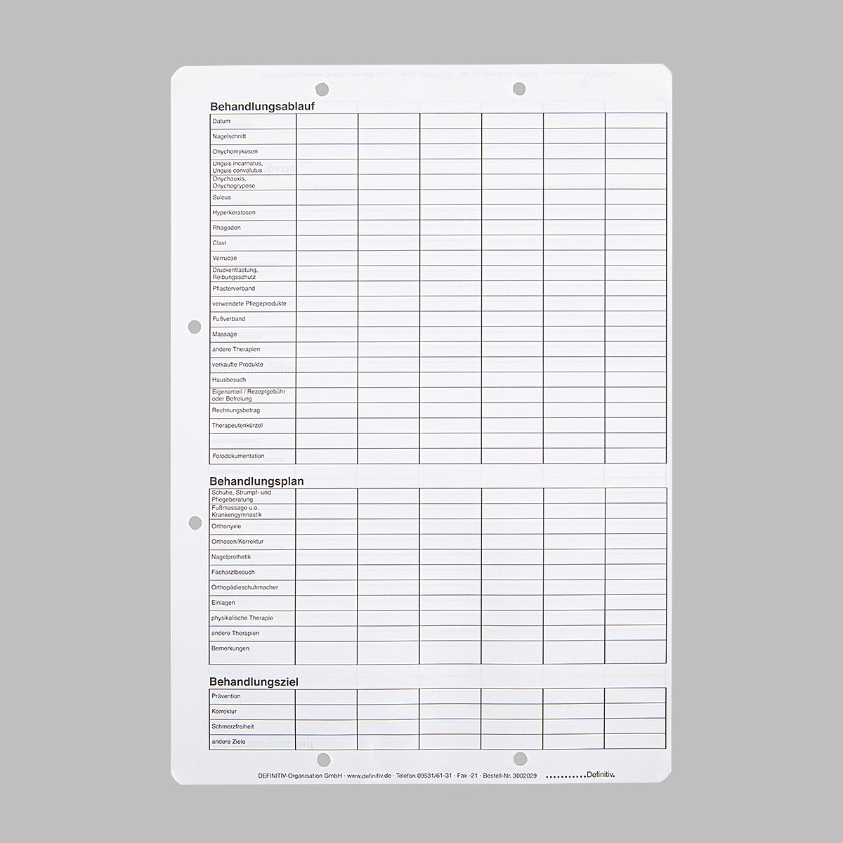 Behandlungsablaufbogen Podologie (1) Behandlungsablaufbogen Podologie (1)