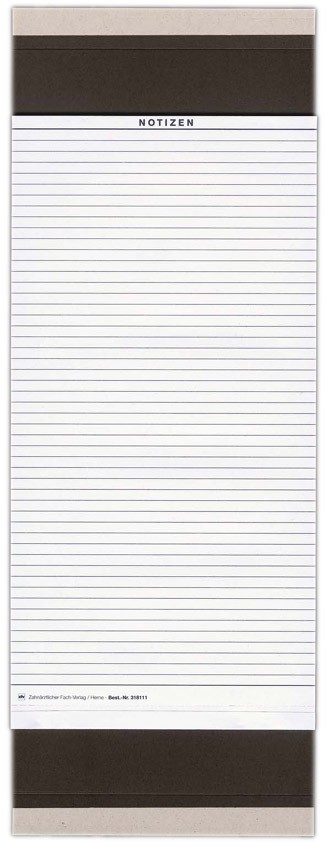 49318112PREgCjHvzl5HE Notizblock für Terminsystem (System Breit)