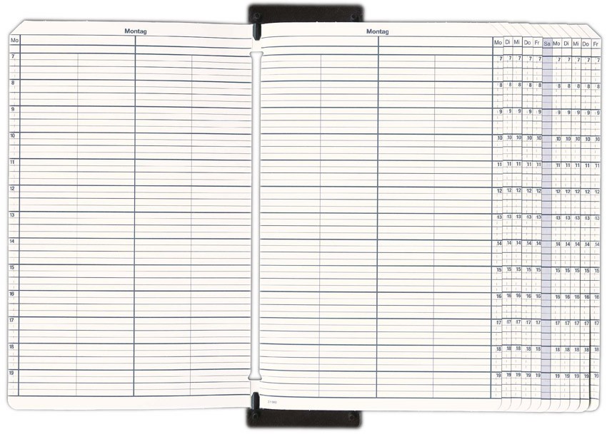 49316602ULpYLiNzNpgSQ Termineinheit, (System Breit), 8 Spalten, 7:00-20:00 Uhr