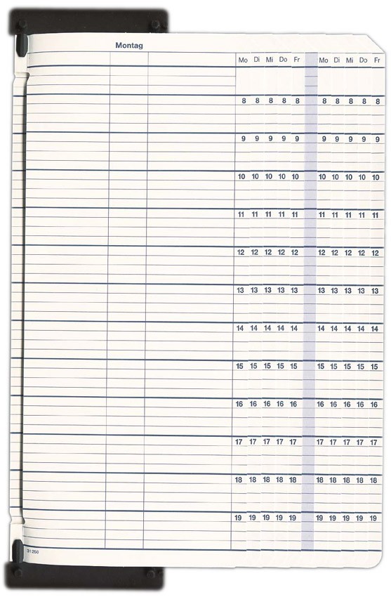 Termineinheit, 2 Spalten, 8:00-20:00 Uhr