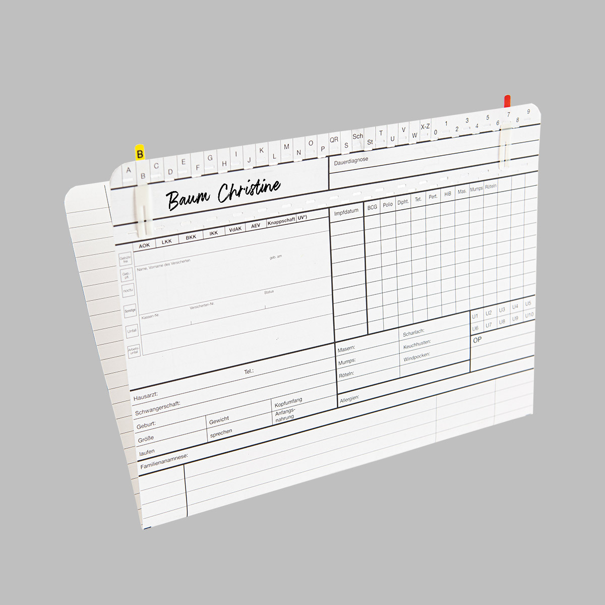 Karteikarte-Arztpraxis-DIN-A5-quer-Kinderarzt-3055210a Karteikarte-Arztpraxis-DIN-A5-quer-Kinderarzt-3055210a