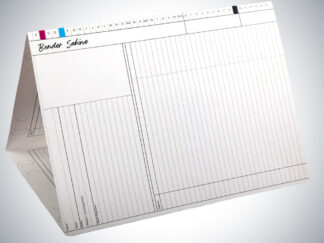 Karteikarte Arztpraxis DIN A4 quer für alle Fachrichtungen - Dreifachkarte neutral