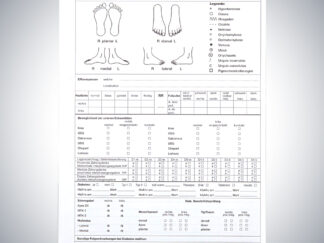 Fußanamnesebogen Podologie