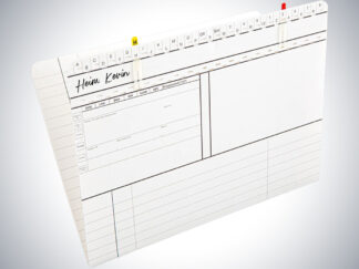 Karteikarte Arztpraxis DIN A5 quer für alle Fachrichtungen - Doppelkarte neutral