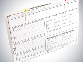 Karteikarte Schwangerschaft DIN A5 quer - Doppelkarte
