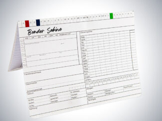 Karteikarte Kinderarzt DIN A5 quer - Dreifachkarte