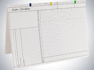 Karteikarte Arztpraxis DIN A4 quer für alle Fachrichtungen - Doppelkarte neutral