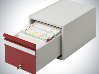 Auszugsabteil für Karteikarten