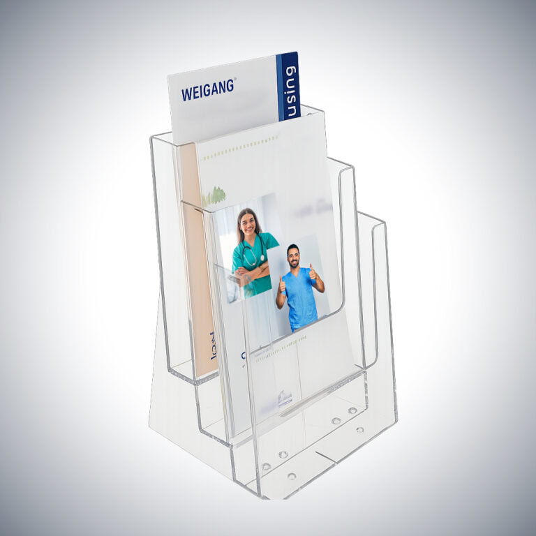 Prospekthalter für DIN A4 Hoch