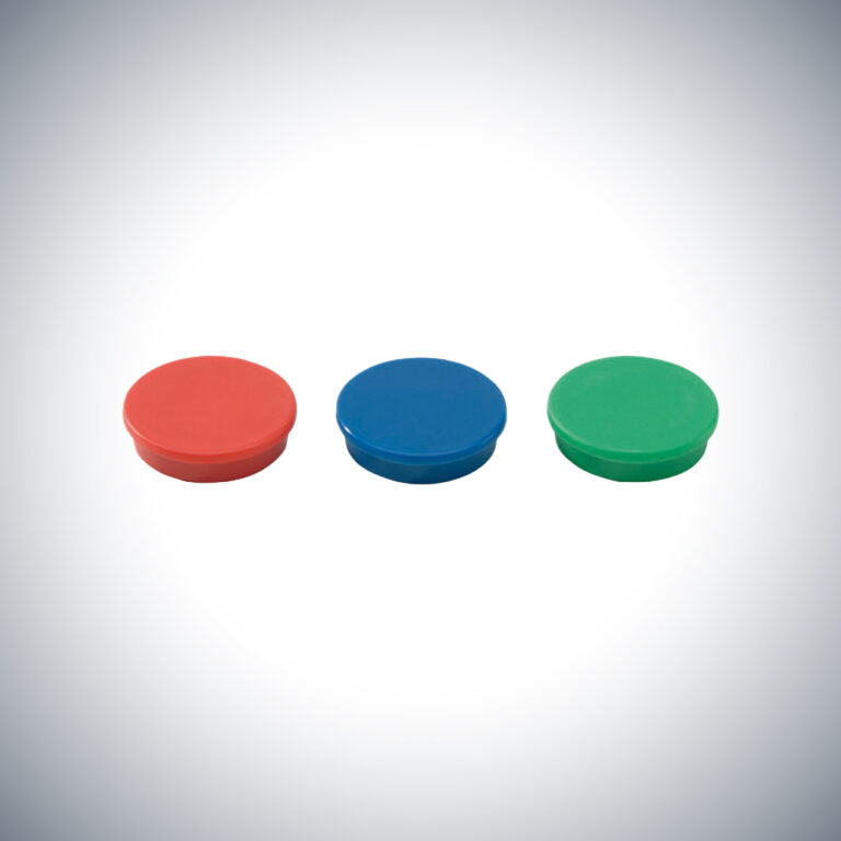 Rundmagneten - bunt - 3 farben