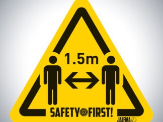 Warnaufkleber "Abstand halten" 1