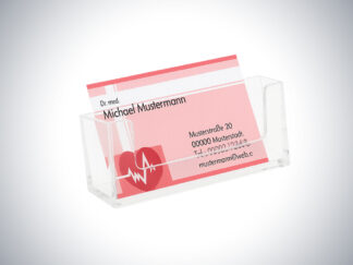 Visitenkartenspender zum Aufstellen