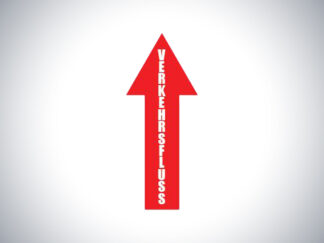 Bodenmarkierer "Verkehrsfluss"