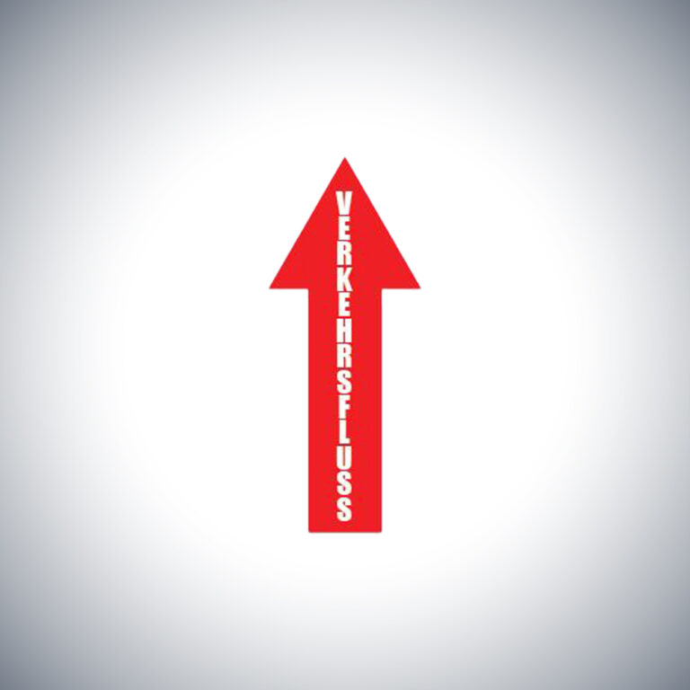 Warnschild- Verkehrsfluss