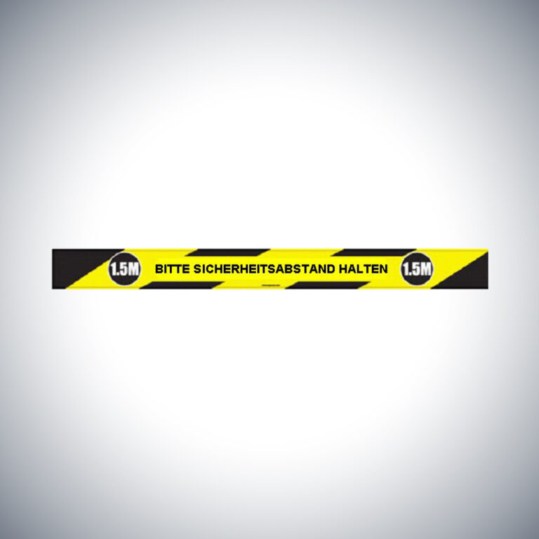 Warnschild- abstand