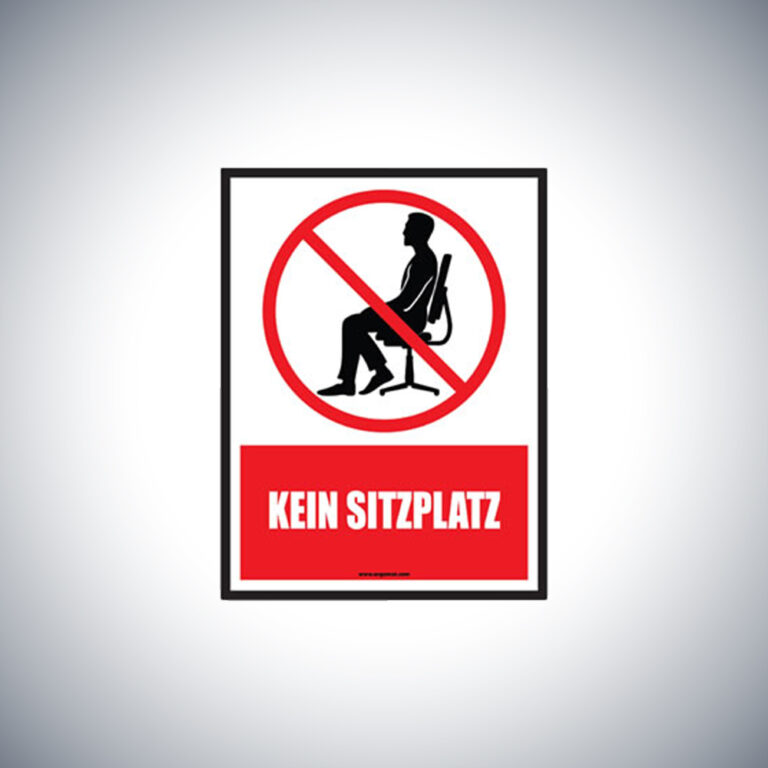 kein sitzplatz