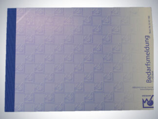 Bedarfsmeldungsblock