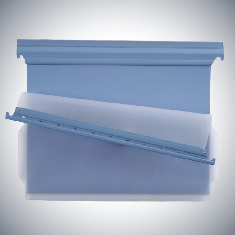 DatoClip+ Sammelmappe mit Termin und Trägerschiene - taubenblau