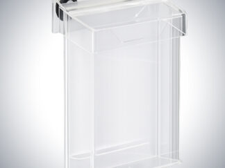 Prospekthalter mit Deckel - Infobox