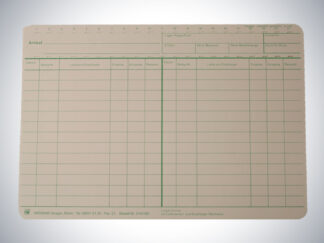 Lagerkarte mit Lieferanten