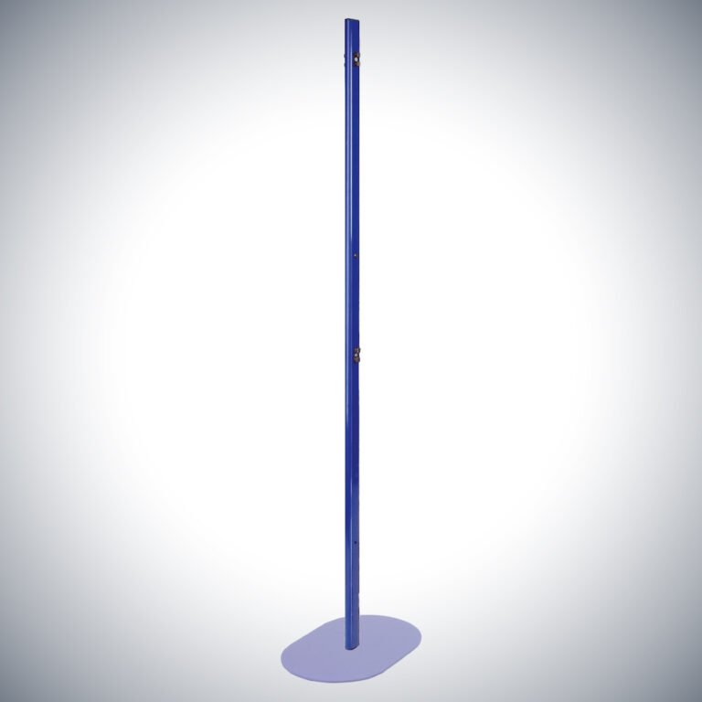 Oval Stand Rohr - blau