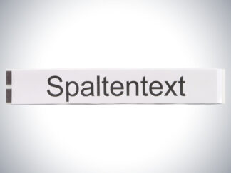 Beschriftungsleiste - Spaltentextleiste