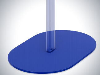 Tellerfuß mit Bodengleiter