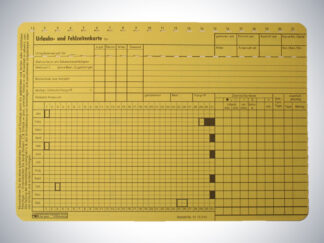 Urlaubs- und Fehlzeitenkarte (neutral 2 Jahre)