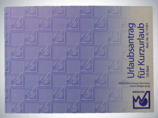 Urlaubsantrag DIN A6