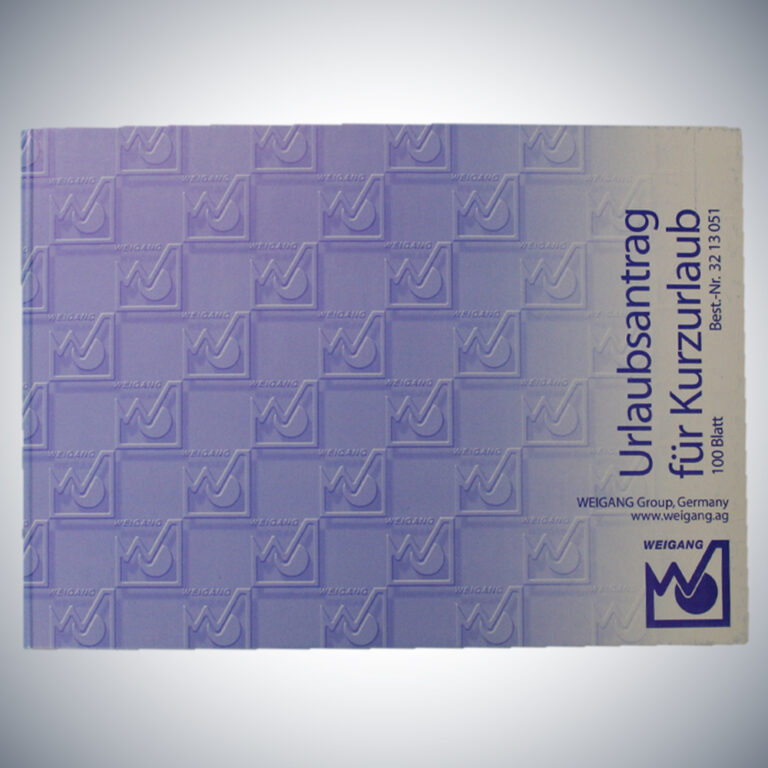 Urlaubsantrag für Kurzurlaub A6 - außen