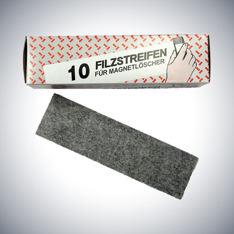 Wischer - unterseite - filzstreifen