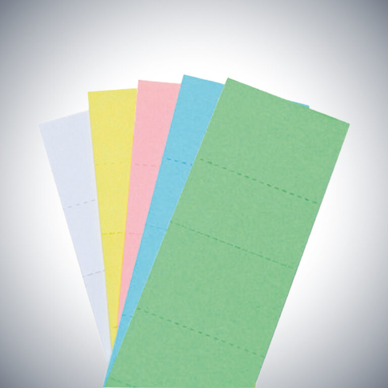 Beschriftungsschild - klarsichtreiter - bunt