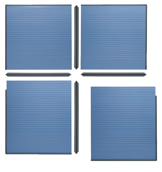 Modulare Kanban Tafel-transparent